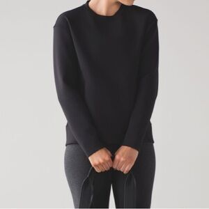 Lululemon Athletica embrace the space Black Crewneck Pullover size 4